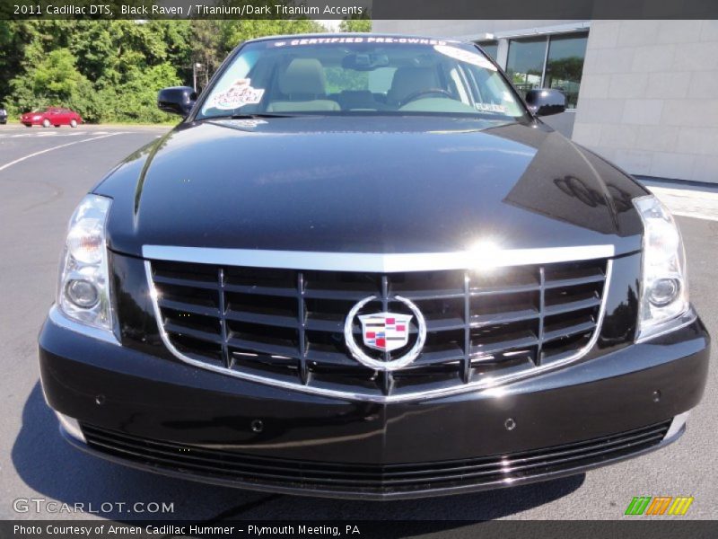 Black Raven / Titanium/Dark Titanium Accents 2011 Cadillac DTS