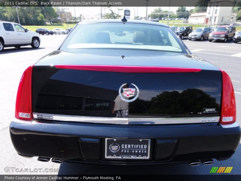 Black Raven / Titanium/Dark Titanium Accents 2011 Cadillac DTS