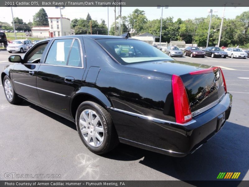 Black Raven / Titanium/Dark Titanium Accents 2011 Cadillac DTS