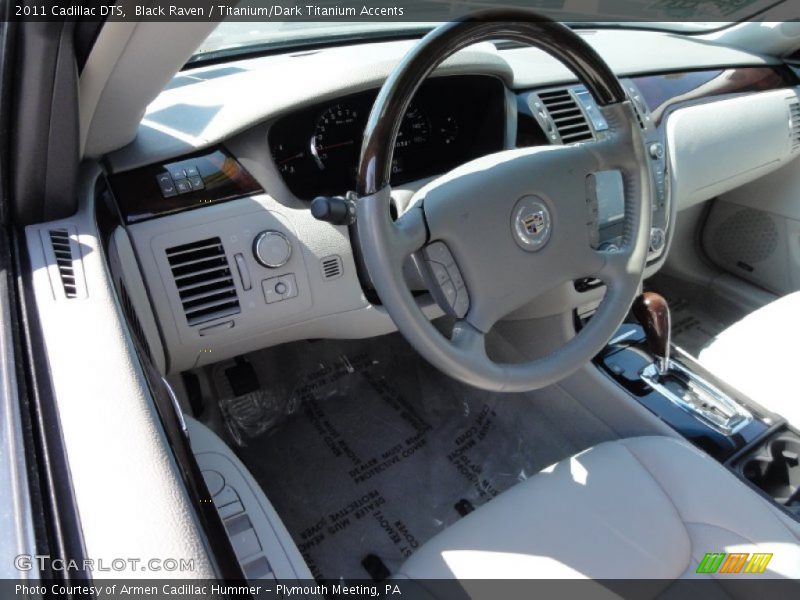 Black Raven / Titanium/Dark Titanium Accents 2011 Cadillac DTS