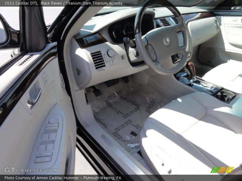 Black Raven / Titanium/Dark Titanium Accents 2011 Cadillac DTS