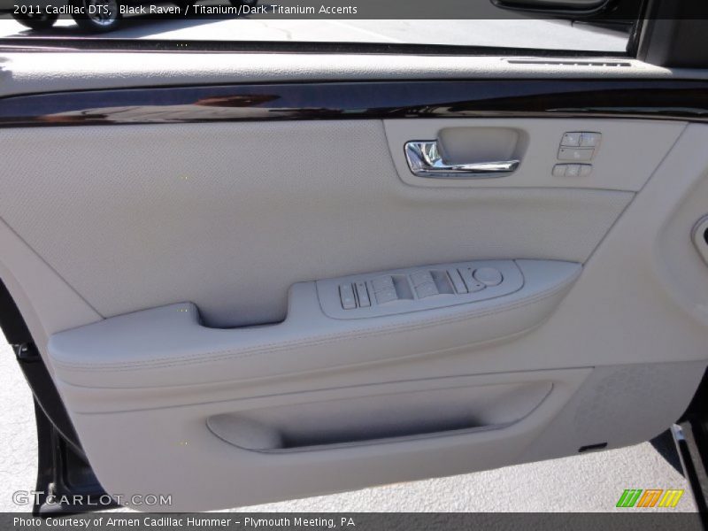 Black Raven / Titanium/Dark Titanium Accents 2011 Cadillac DTS