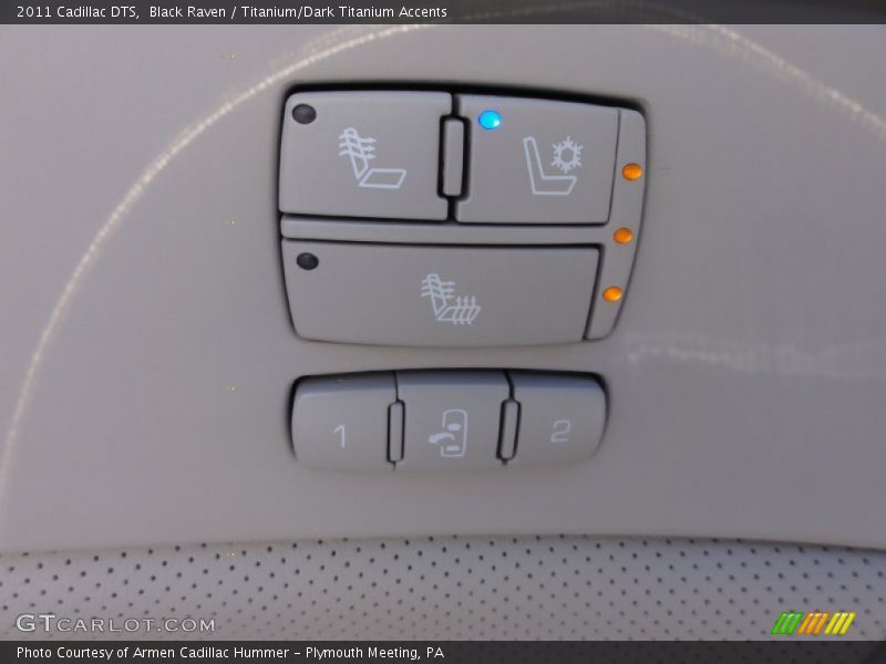 Black Raven / Titanium/Dark Titanium Accents 2011 Cadillac DTS