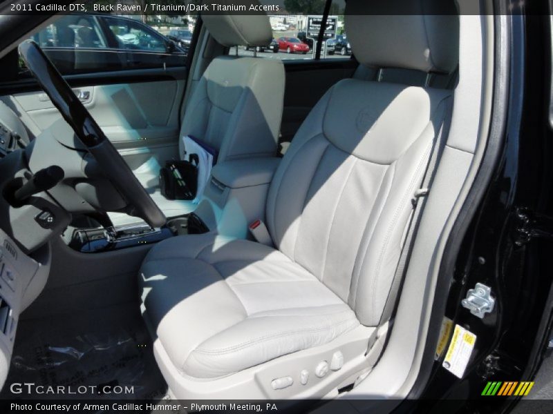 Black Raven / Titanium/Dark Titanium Accents 2011 Cadillac DTS