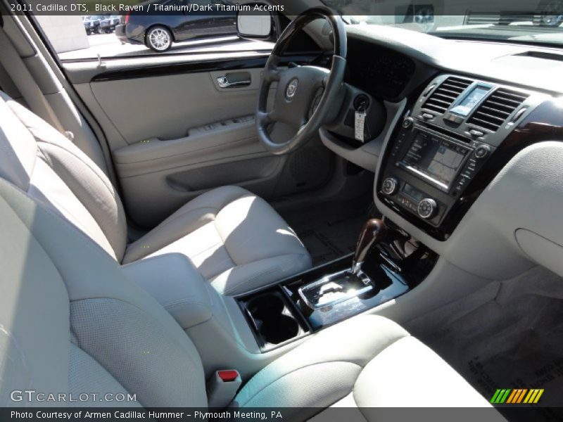 Black Raven / Titanium/Dark Titanium Accents 2011 Cadillac DTS