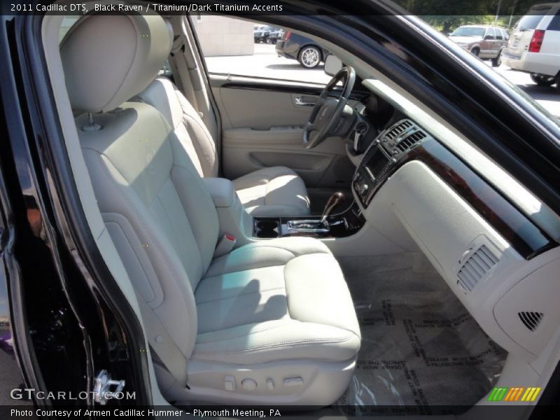 Black Raven / Titanium/Dark Titanium Accents 2011 Cadillac DTS