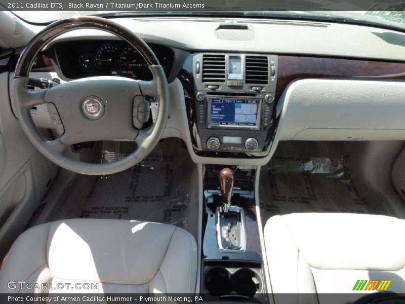 Black Raven / Titanium/Dark Titanium Accents 2011 Cadillac DTS