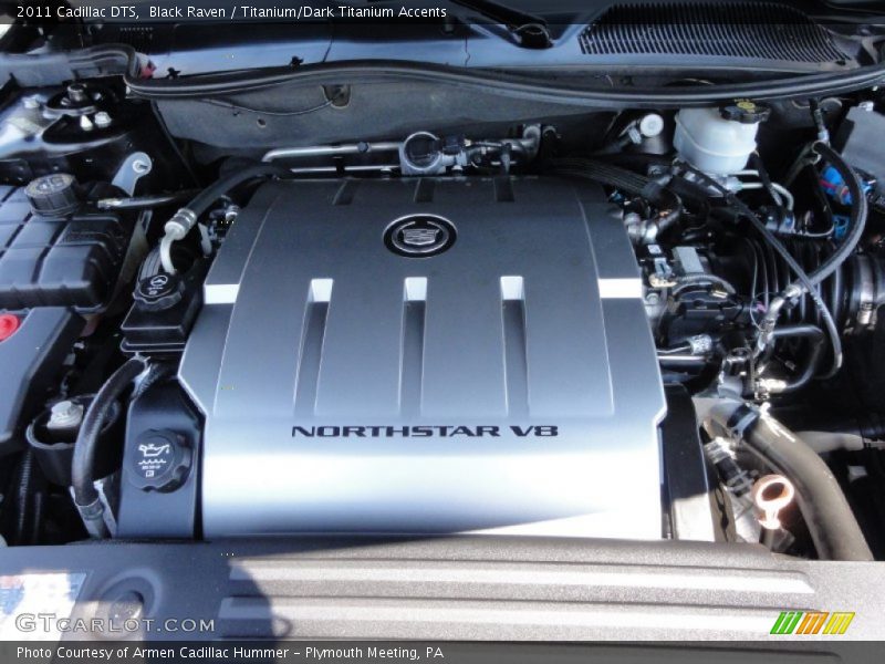 Black Raven / Titanium/Dark Titanium Accents 2011 Cadillac DTS
