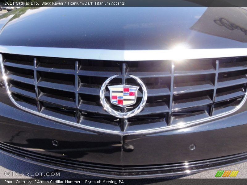 Black Raven / Titanium/Dark Titanium Accents 2011 Cadillac DTS