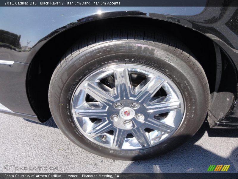 Black Raven / Titanium/Dark Titanium Accents 2011 Cadillac DTS