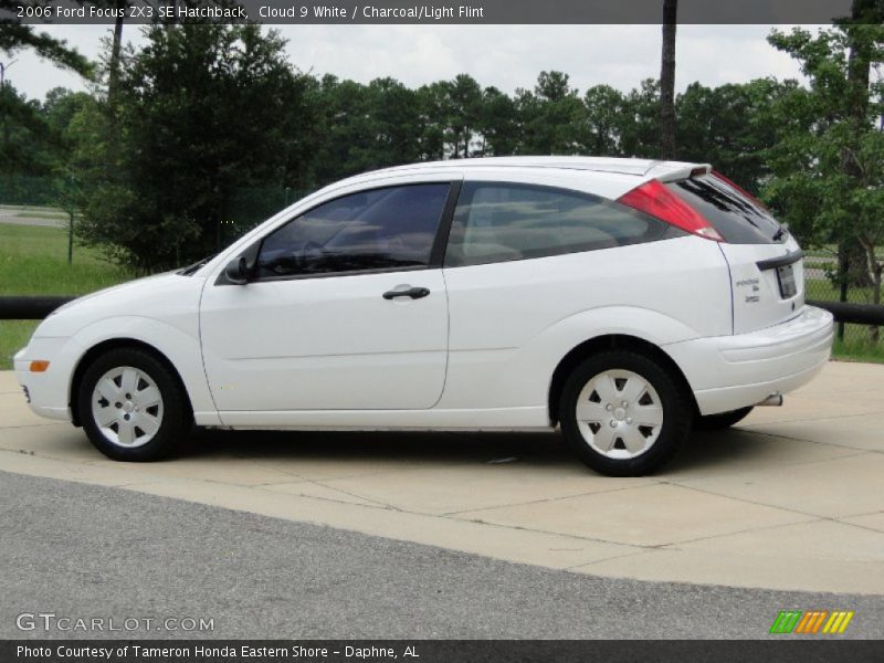 Cloud 9 White / Charcoal/Light Flint 2006 Ford Focus ZX3 SE Hatchback