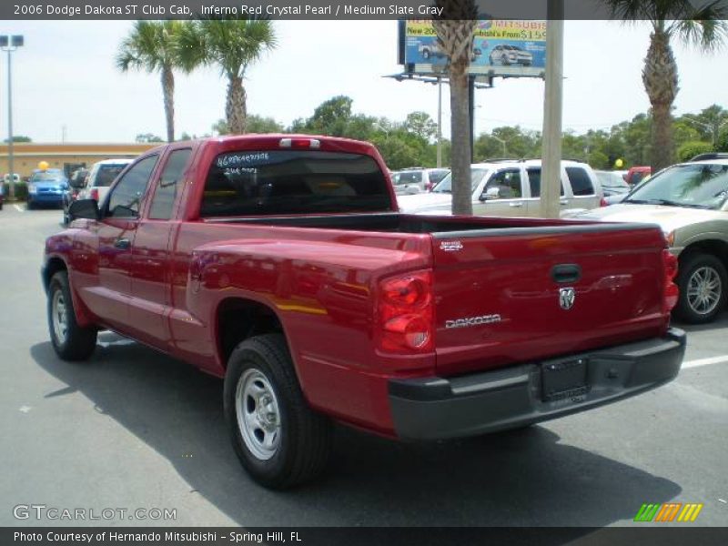 Inferno Red Crystal Pearl / Medium Slate Gray 2006 Dodge Dakota ST Club Cab