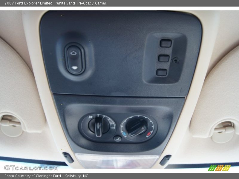 Controls of 2007 Explorer Limited