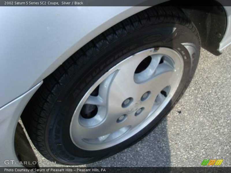 Silver / Black 2002 Saturn S Series SC2 Coupe