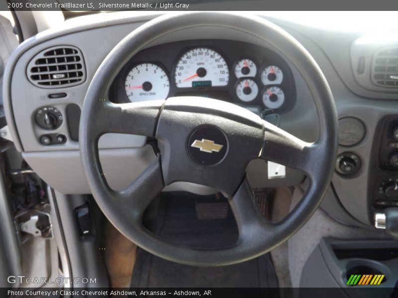 Silverstone Metallic / Light Gray 2005 Chevrolet TrailBlazer LS