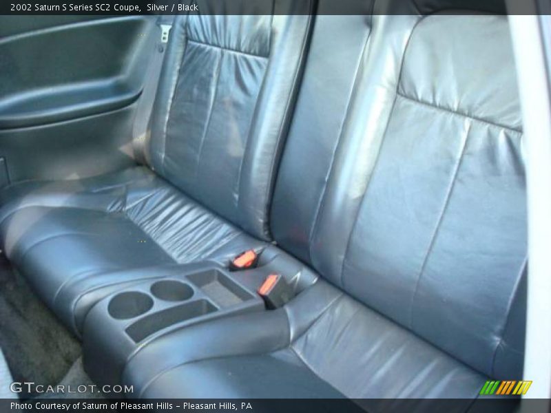 Silver / Black 2002 Saturn S Series SC2 Coupe