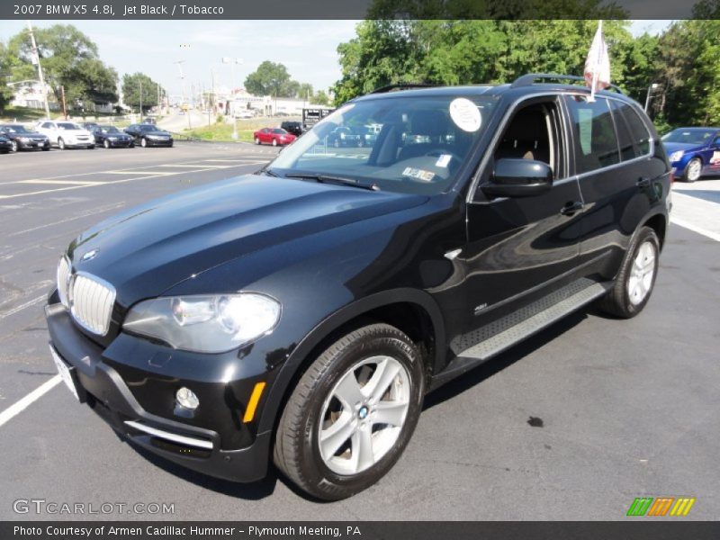 Jet Black / Tobacco 2007 BMW X5 4.8i