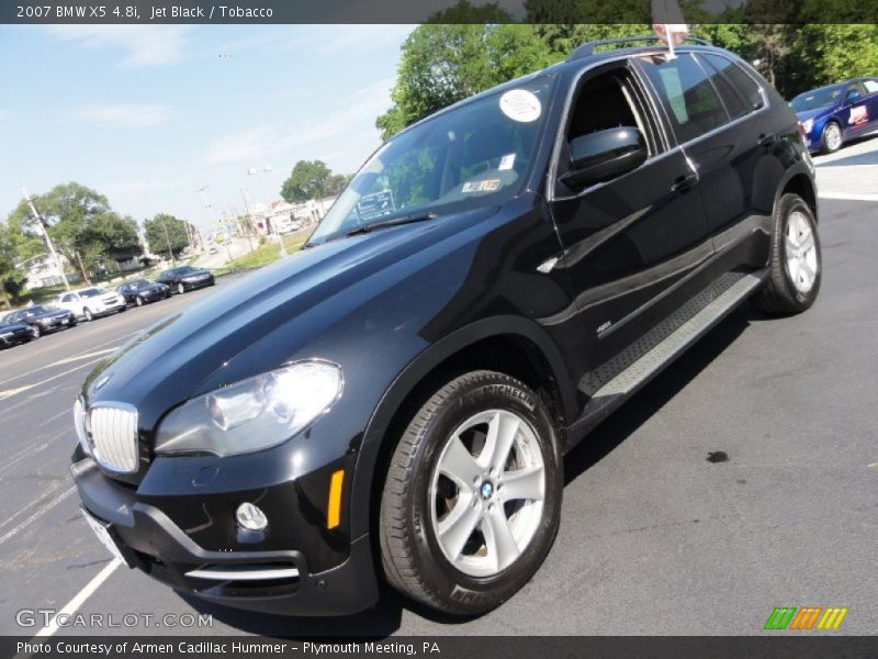Jet Black / Tobacco 2007 BMW X5 4.8i
