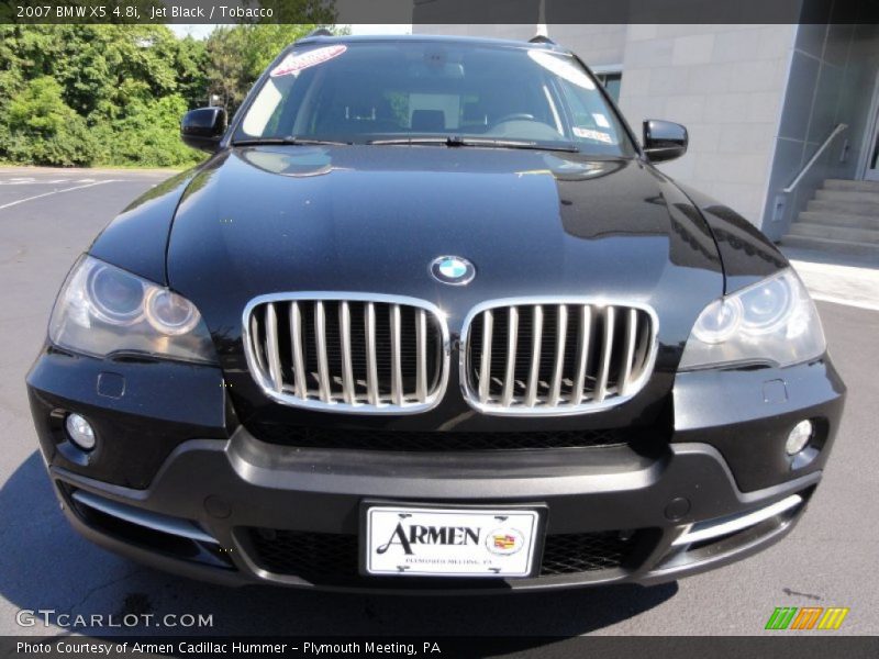 Jet Black / Tobacco 2007 BMW X5 4.8i