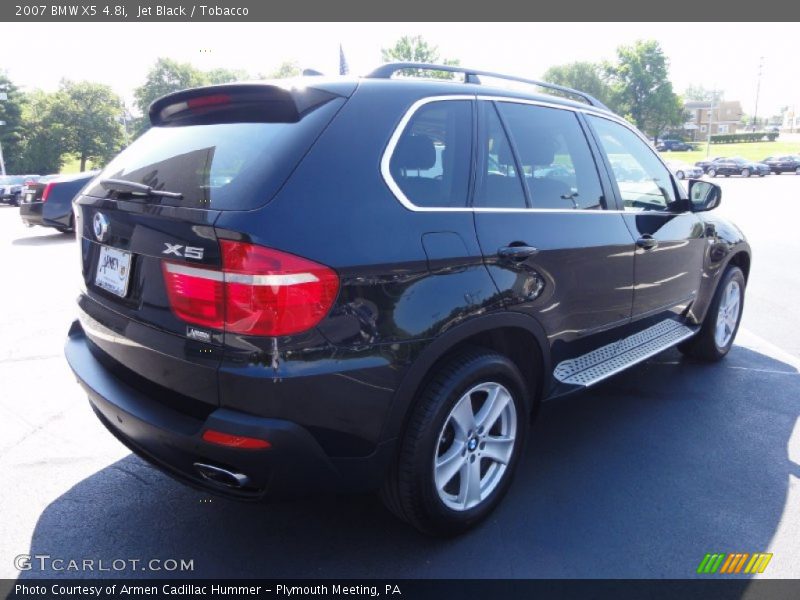 Jet Black / Tobacco 2007 BMW X5 4.8i