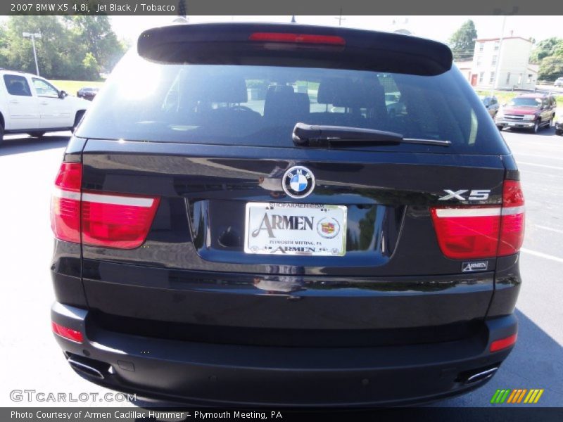 Jet Black / Tobacco 2007 BMW X5 4.8i