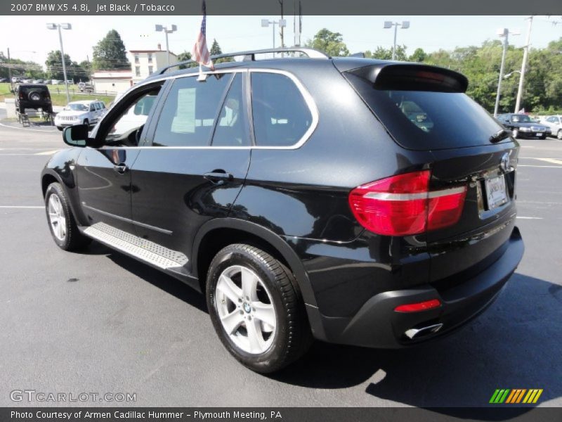 Jet Black / Tobacco 2007 BMW X5 4.8i