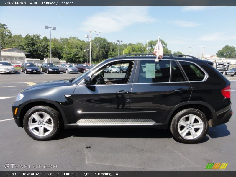 Jet Black / Tobacco 2007 BMW X5 4.8i