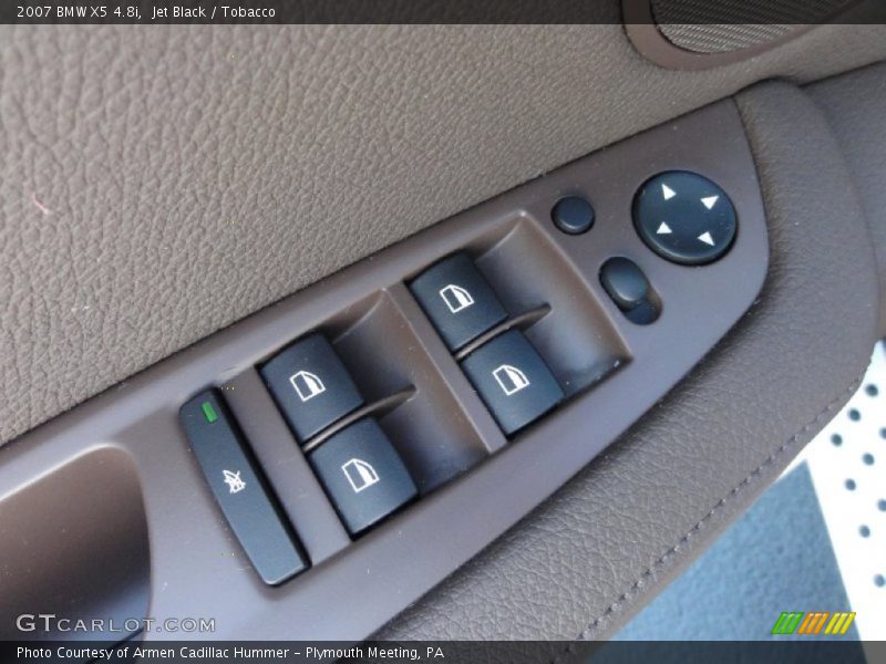 Jet Black / Tobacco 2007 BMW X5 4.8i