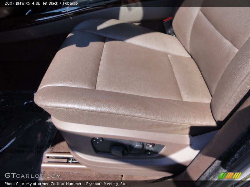 Jet Black / Tobacco 2007 BMW X5 4.8i