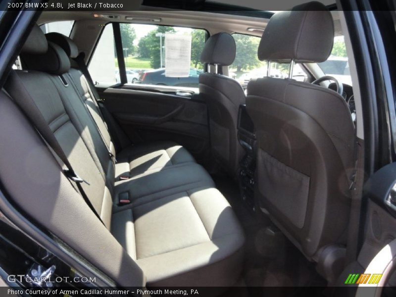 Jet Black / Tobacco 2007 BMW X5 4.8i