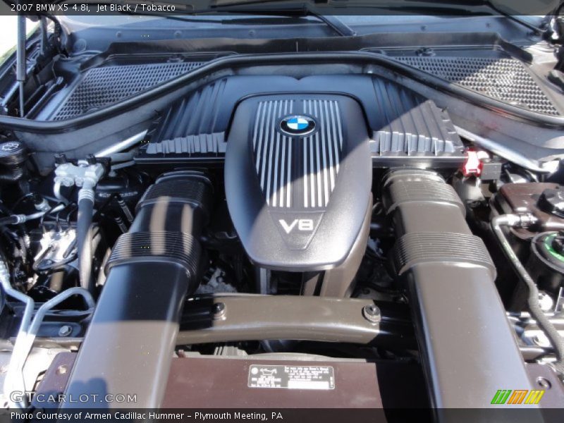Jet Black / Tobacco 2007 BMW X5 4.8i