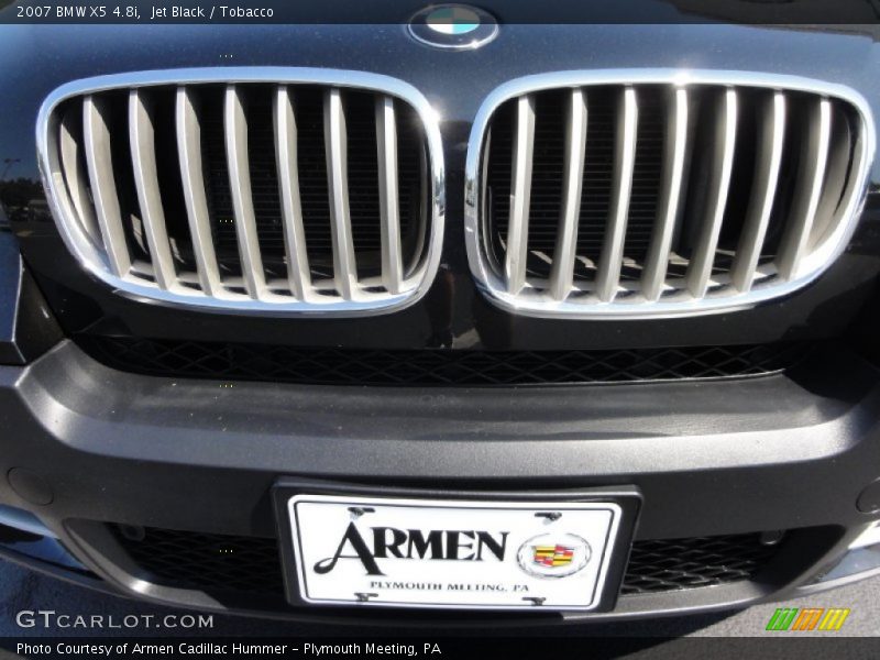 Jet Black / Tobacco 2007 BMW X5 4.8i