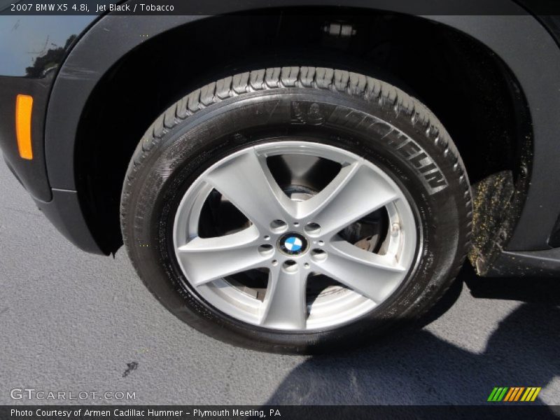Jet Black / Tobacco 2007 BMW X5 4.8i