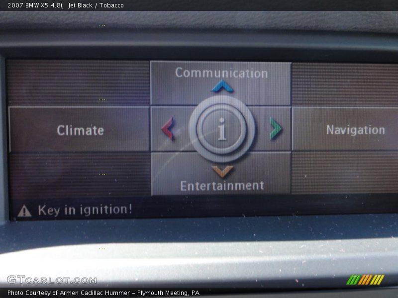 Jet Black / Tobacco 2007 BMW X5 4.8i