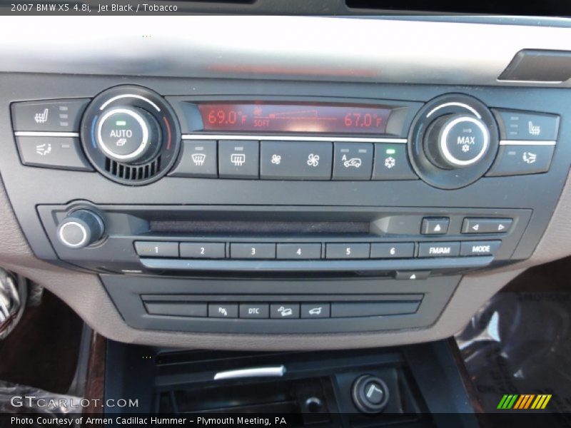 Jet Black / Tobacco 2007 BMW X5 4.8i