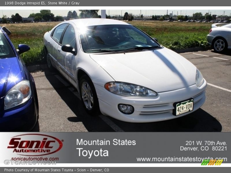 Stone White / Gray 1998 Dodge Intrepid ES