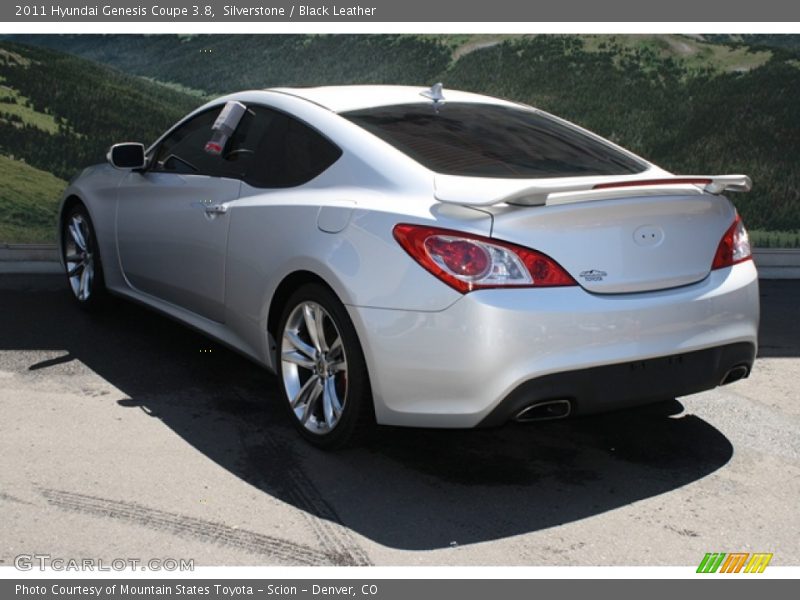 Silverstone / Black Leather 2011 Hyundai Genesis Coupe 3.8
