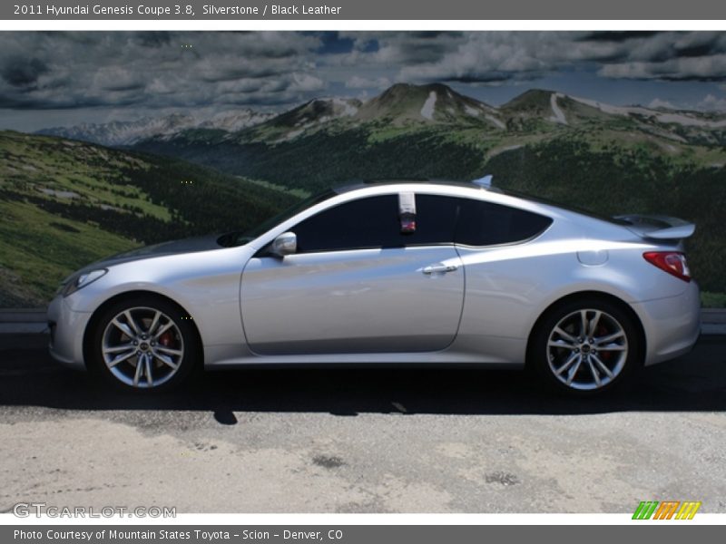 Silverstone / Black Leather 2011 Hyundai Genesis Coupe 3.8