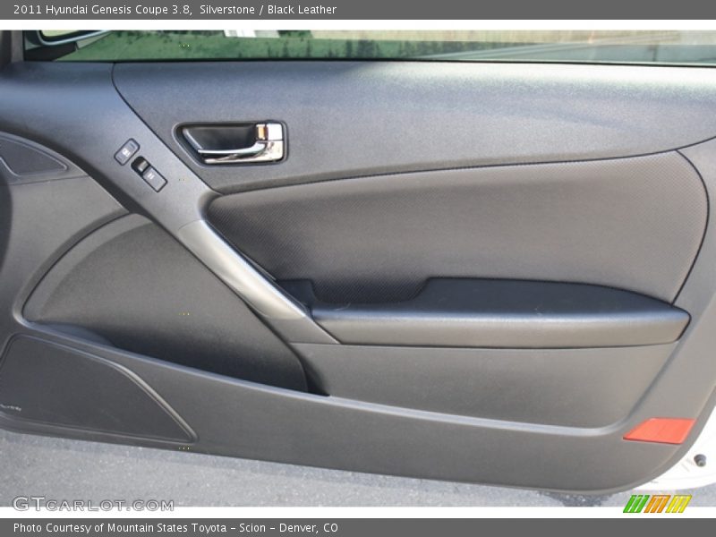 Silverstone / Black Leather 2011 Hyundai Genesis Coupe 3.8