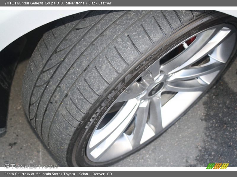 Silverstone / Black Leather 2011 Hyundai Genesis Coupe 3.8