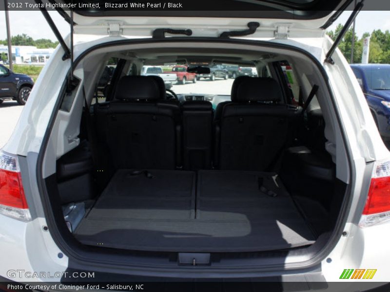 Blizzard White Pearl / Black 2012 Toyota Highlander Limited