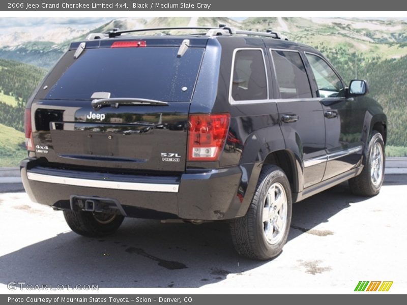 Black / Medium Slate Gray 2006 Jeep Grand Cherokee Limited 4x4
