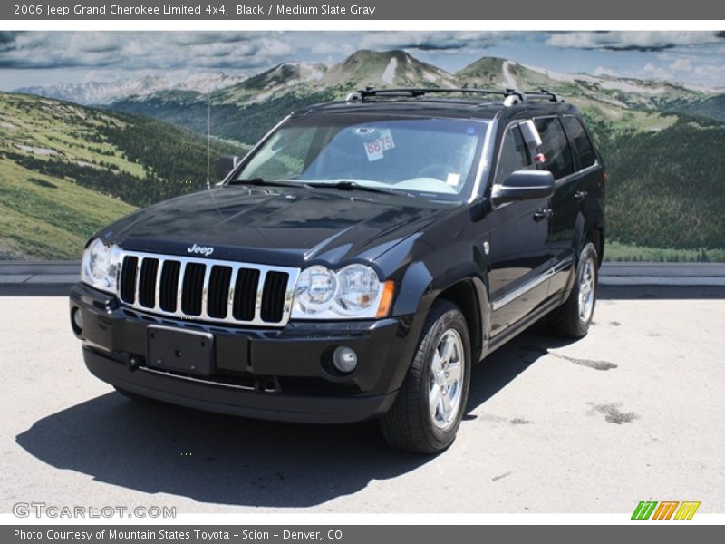 Black / Medium Slate Gray 2006 Jeep Grand Cherokee Limited 4x4
