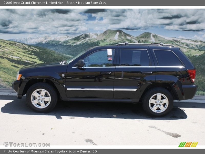 Black / Medium Slate Gray 2006 Jeep Grand Cherokee Limited 4x4