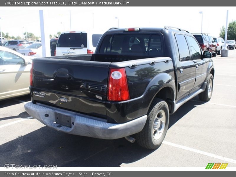Black Clearcoat / Medium Dark Flint 2005 Ford Explorer Sport Trac XLT
