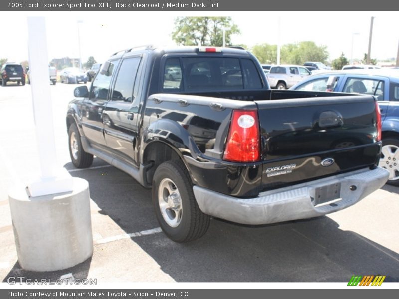 Black Clearcoat / Medium Dark Flint 2005 Ford Explorer Sport Trac XLT