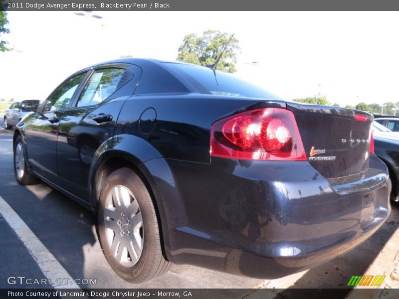 Blackberry Pearl / Black 2011 Dodge Avenger Express