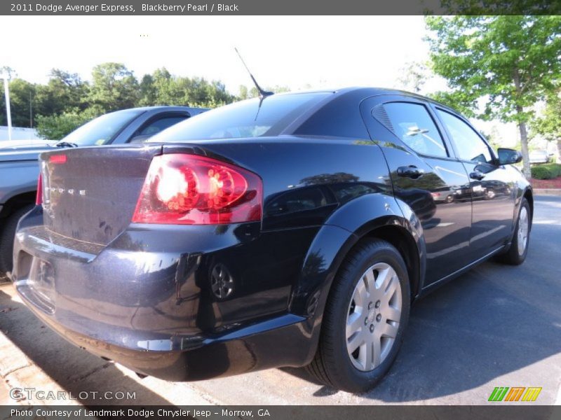 Blackberry Pearl / Black 2011 Dodge Avenger Express