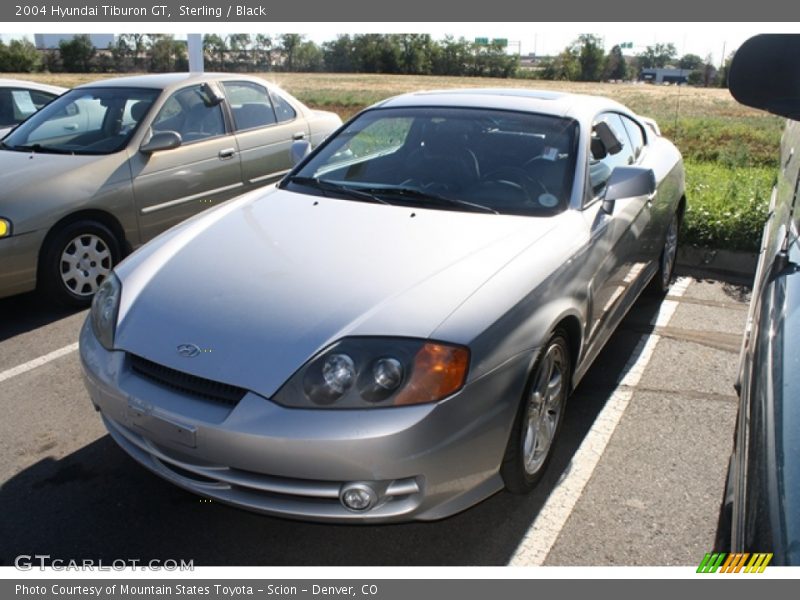 Sterling / Black 2004 Hyundai Tiburon GT
