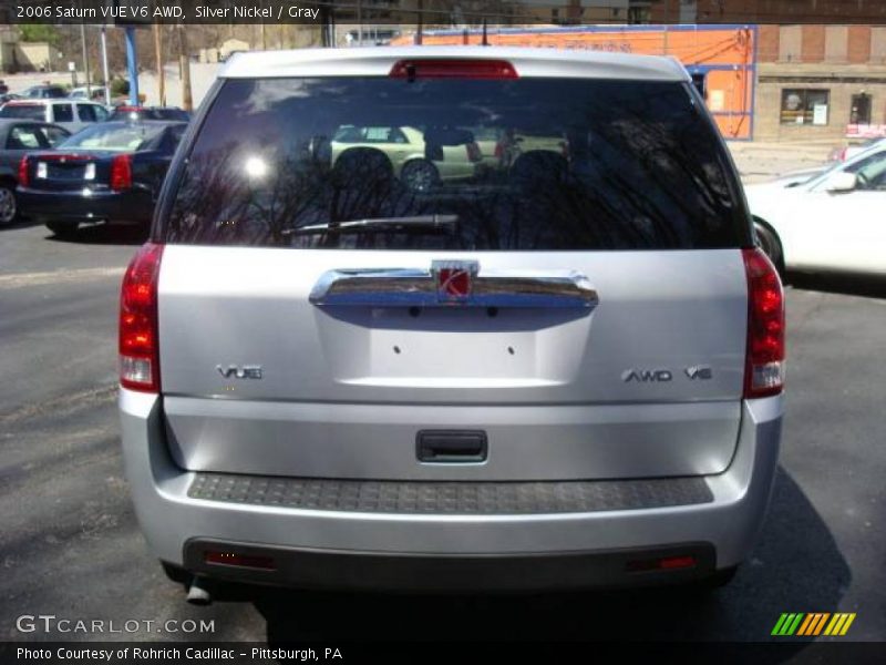 Silver Nickel / Gray 2006 Saturn VUE V6 AWD